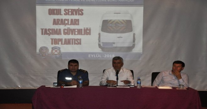 Cizrede Eğitim Dönemi Taşıma Güvenliği Toplantısı