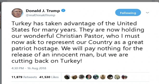 Trump Yine Türkiyeye Saldırdı