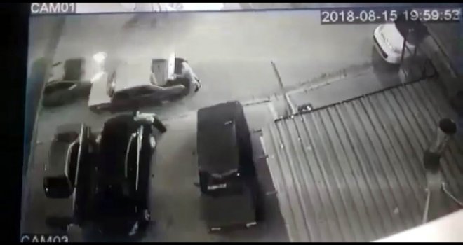 (Özel) Otomobilin Bagajını Düzenlerken Ölümden Döndü