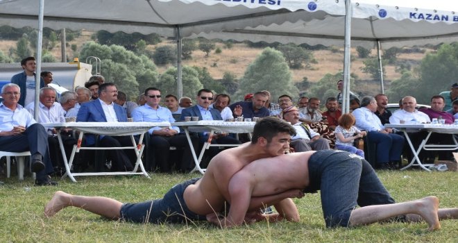 Kızılcahamamda Güreş Festivali Yoğun İlgi Gördü