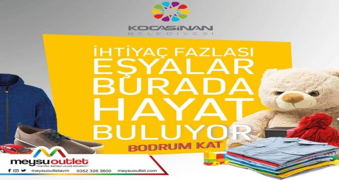 Meysu Outlette İkinci El Eşyalar Mutluluğa Dönüşüyor