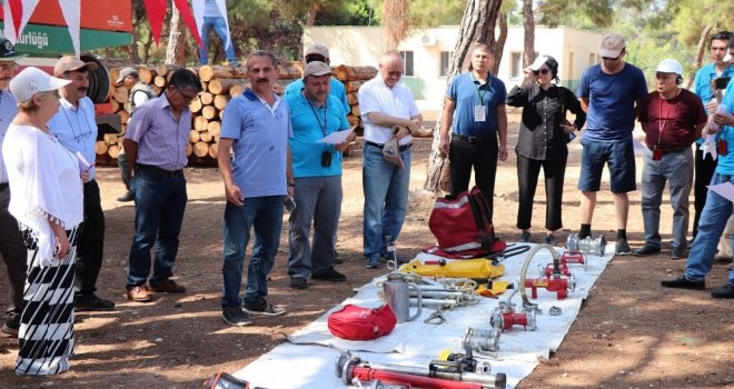 Mersinde 16 Ülkeden 29 Ormancıya Çölleşme Ve Yangın Eğitimi
