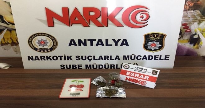Antalyada Uyuşturucu Operasyonları