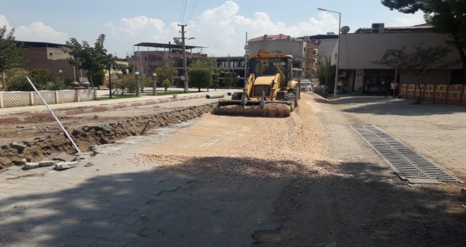 Ahmetlinin Prestij Caddelerinde Altyapı Çalışmaları Tamamlandı
