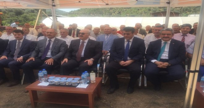 Başkan Alıcık İncir Kurutma Serası Dağıtım Törenine Katıldı