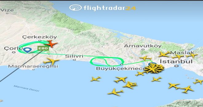 Motoruna Kuş Çarpan Çorlu Semalarında Tur Atıyor