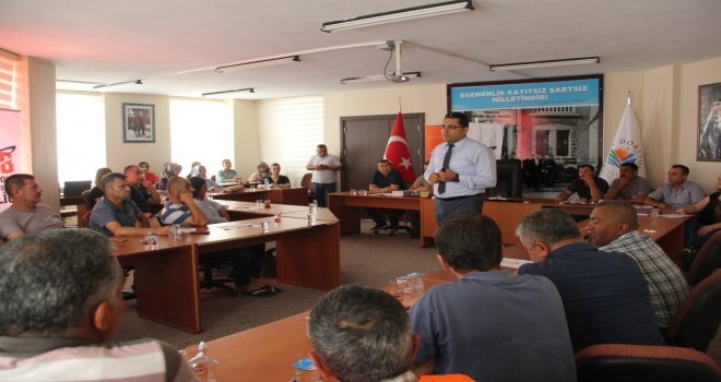 Dörtyolda Belediye Personeline İş Güvenliği Eğitimi