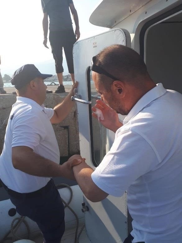 Edremit Körfezinde Sahil Güvenlikten Tıbbi Tahliye