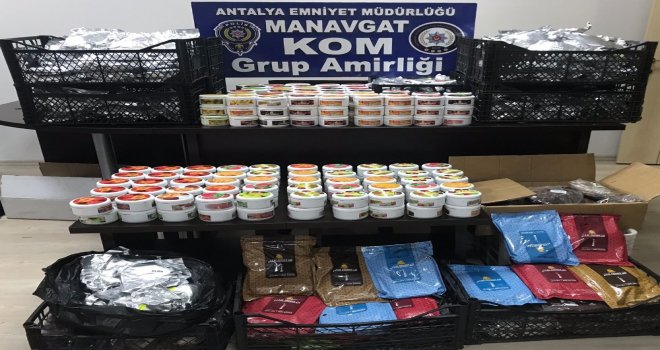 Antalyada 255 Kilo Nargile Tütünü Ele Geçirildi