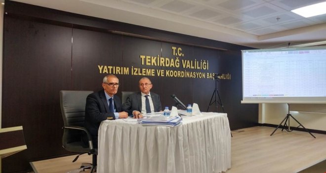 Tekirdağda İl Koordinasyon Toplantısı