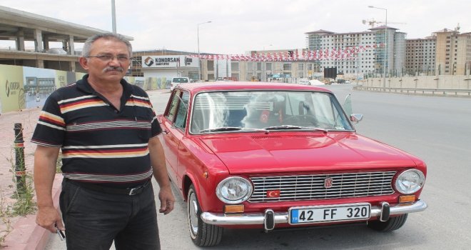 Bir Buçuk Senede Topladığı 1975 Model Arabasını 65 Bin Liraya Satıyor