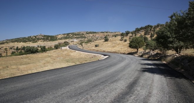 Şırnakta Yol Asfaltlama Çalışması Devam Ediyor