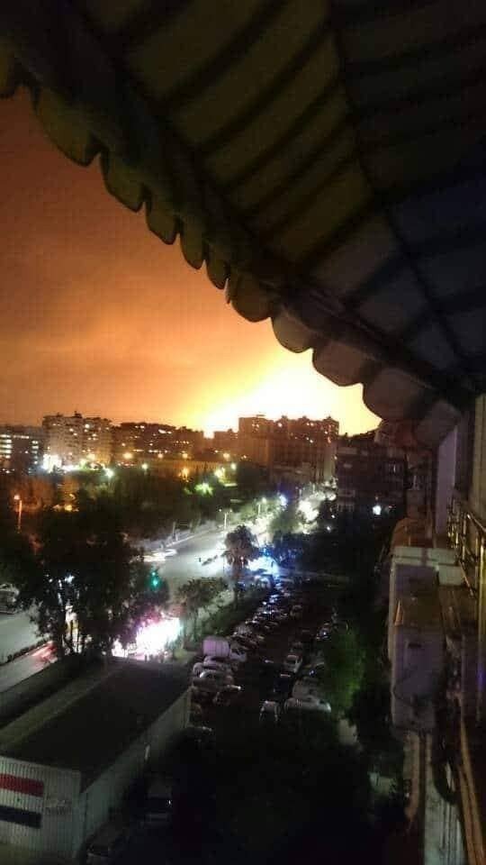 Şamda Mühimmat Deposunda Patlama