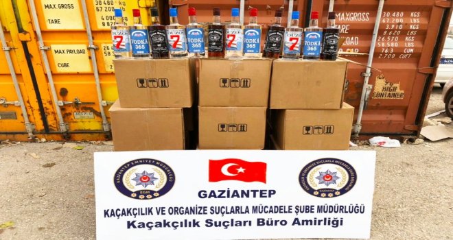 Gaziantepte Sahte Alkol Operasyonu