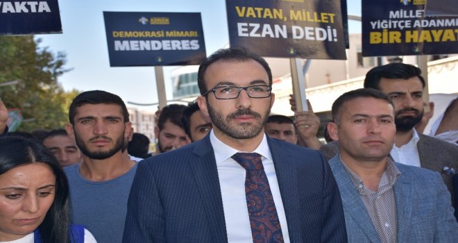 Şırnakta Adnan Menderesin İdamına Tepki