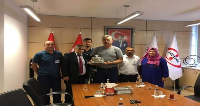 Başkan Yiğit, Erdemir Genel Müdürü Oralı Ziyaret Etti
