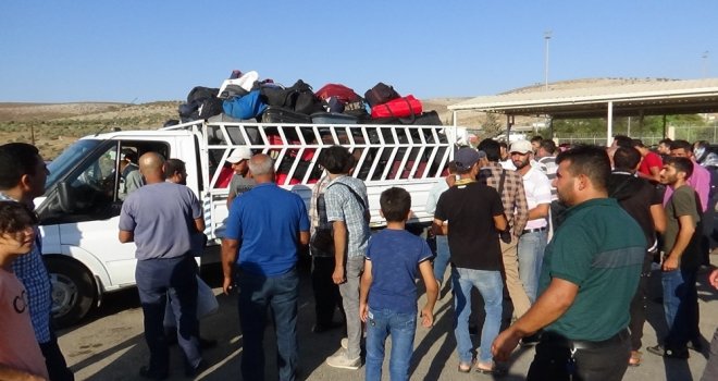 Bayram İçin Ülkelerine Giden Suriyelilerin Türkiyeye Dönüşleri Devam Ediyor