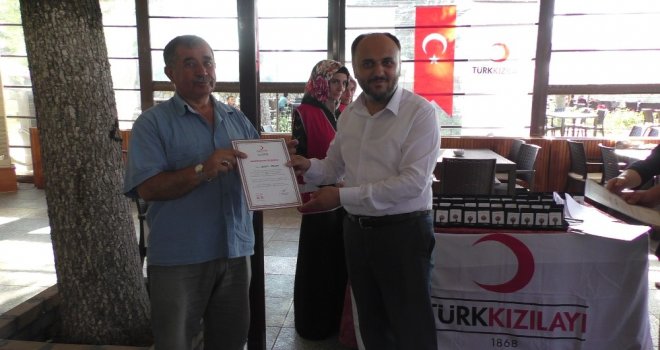 Beyşehirde Düzenli Kan Bağışçıları Ödüllendirildi