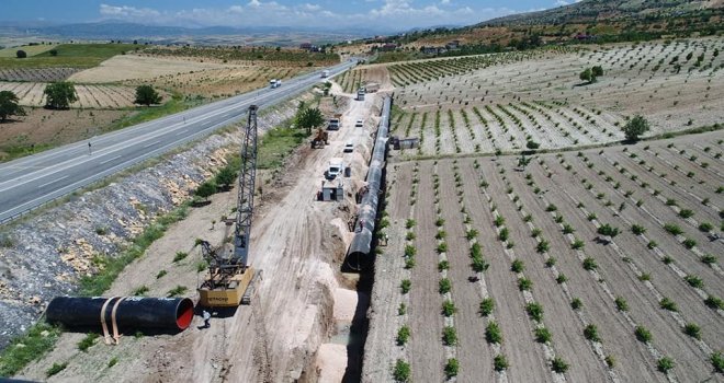 Düzbağ İçmesuyu Projesinin Yüzde 78İ Tamamlandı