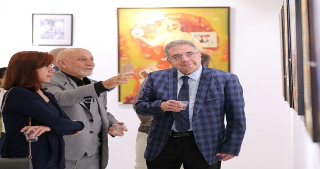 Ressam Aliyev‘İn Eserleri Sergilendi