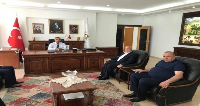 Hak-İşden Ziyaret Başkan Dursun Aya Ziyaret