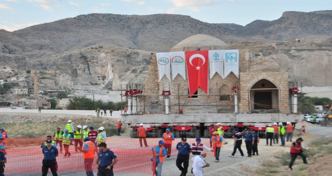 Hasankeyfte İmam Abdullah Zaviyesi Taşınmaya Başlandı