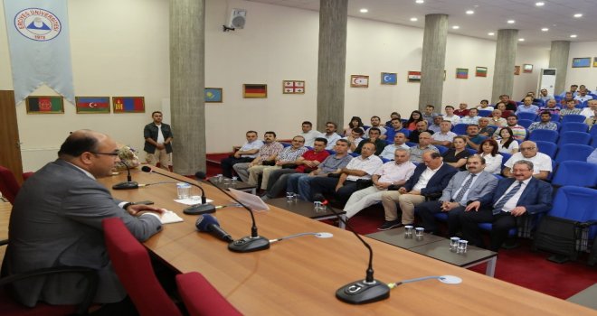 Erüde “15 Temmuz Darbe Girişimi Ve Demokrasi Mücadelesi” Konulu Konferans Düzenlendi