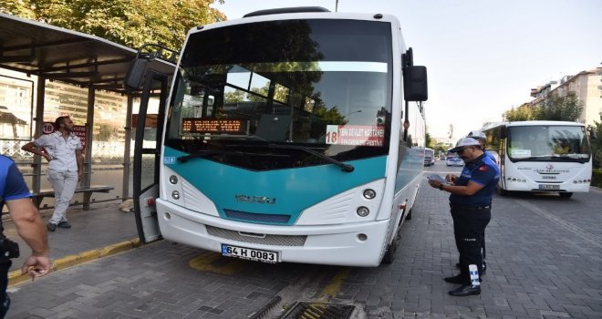 Uşakta Ulaşım Hizmetleri Denetimleri Sıklaştırıldı