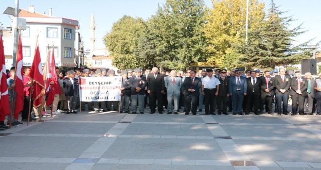 Beyşehirde Gaziler Günü Anma Programı