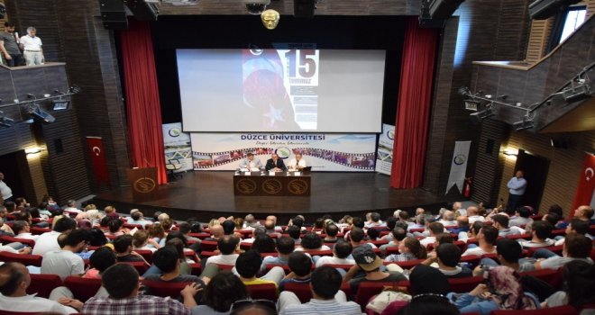 Düzce Üniversitesinde“Teopolitik Açıdan 15 Temmuz” Paneli Düzenledi