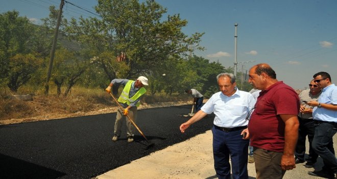 Akşehirde Asfaltlama Seferberliği