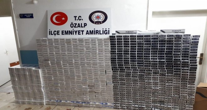 Vanda 9 Bin 430 Paket Kaçak Sigara Ele Geçirildi