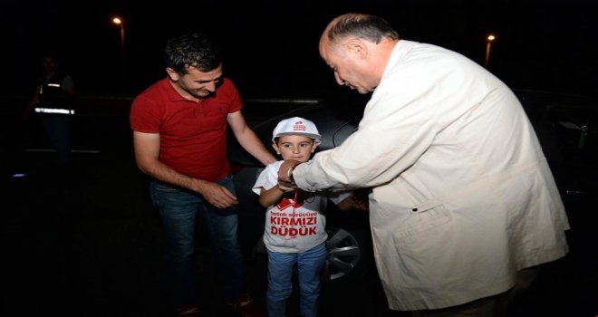Vali Azizoğlu, Trafik Uygulama Noktalarını Ziyaret Etti
