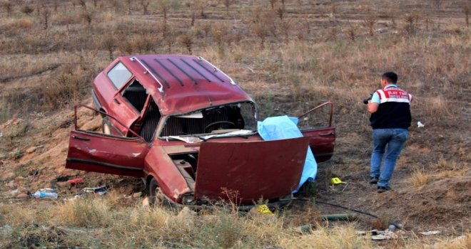 Takla Atan Otomobilin Sürücüsü Öldü