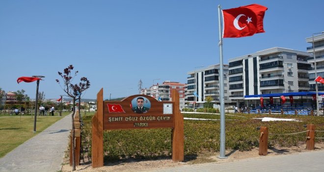 Aliağalı Şehit Oğuz Özgür Çevikin Adı Ölümsüzleşti