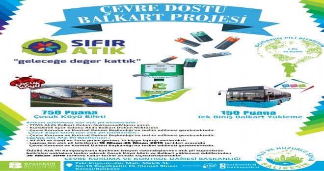 Balıkesirde Çevre Dostu Balkart Projesi Hayata Geçirildi.
