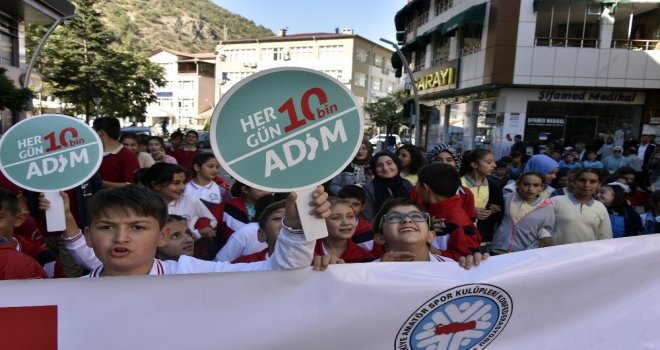 Dünya Yürüyüş Günü Gümüşhanede Kutlandı