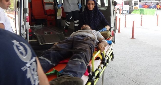 İnegölde İş Kazalarında 2 Kişi Yaralandı