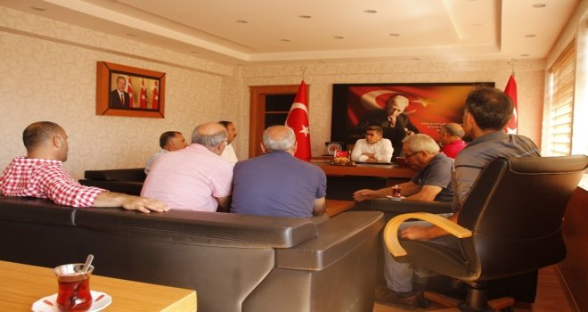 Vadefden Kaymakam Çetine Ziyaret