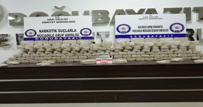 Ağrıda 108 Kilo Eroin Ele Geçirildi
