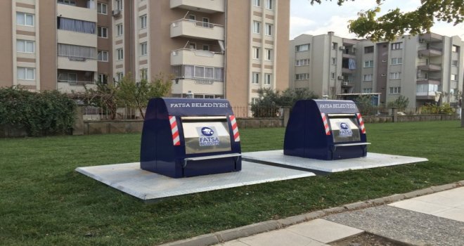Fatsada Konteynerler Yer Altına İniyor
