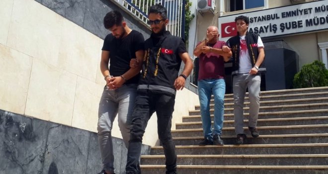 Yakalanan Oto Hırsızları Adliyeye Sevk Edildi