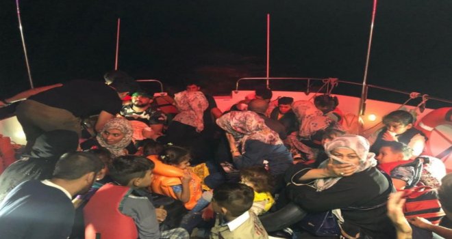 Kuşadası Ve Didimde 20Si Çocuk 61 Kaçak Göçmen Yakalandı