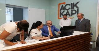 Vali Çakacak, ‘Açık Kapı Bürosu Tarafından Takip Edilen İşlemleri Denetledi