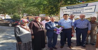 Niğde Belediyesi Hizmet Çadırı Şehitler Mahallesinde