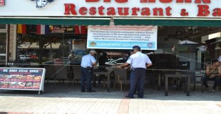 Turizm Merkezinde Mühürlenen İşyerlerine İngilizce Pankartlı İfşa