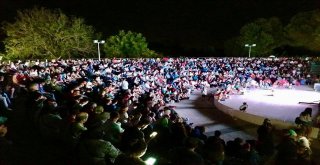 Bigalılar Açık Hava Sinemasını Sevdi