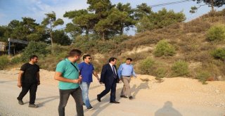 Karanlık Liman İle Kumkale Arasındaki Yolda Çalışmalar Devam Ediyor