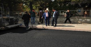 Akşehirde 24 Ağustos Bulvarında Asfaltlamada Sona Gelindi