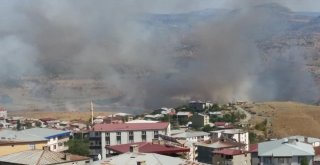 Kulpta Çöp Yangını Paniğe Neden Oldu